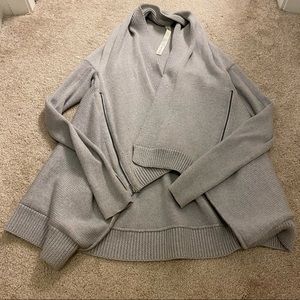 Lululemon gray sweater shawl